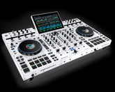 Denon Prime 4+ Standalone 4 Deck DJ Controller, Limited Edition White Finish